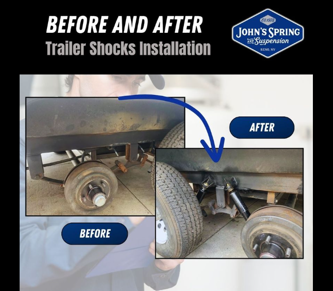 Before and After trailer shocks