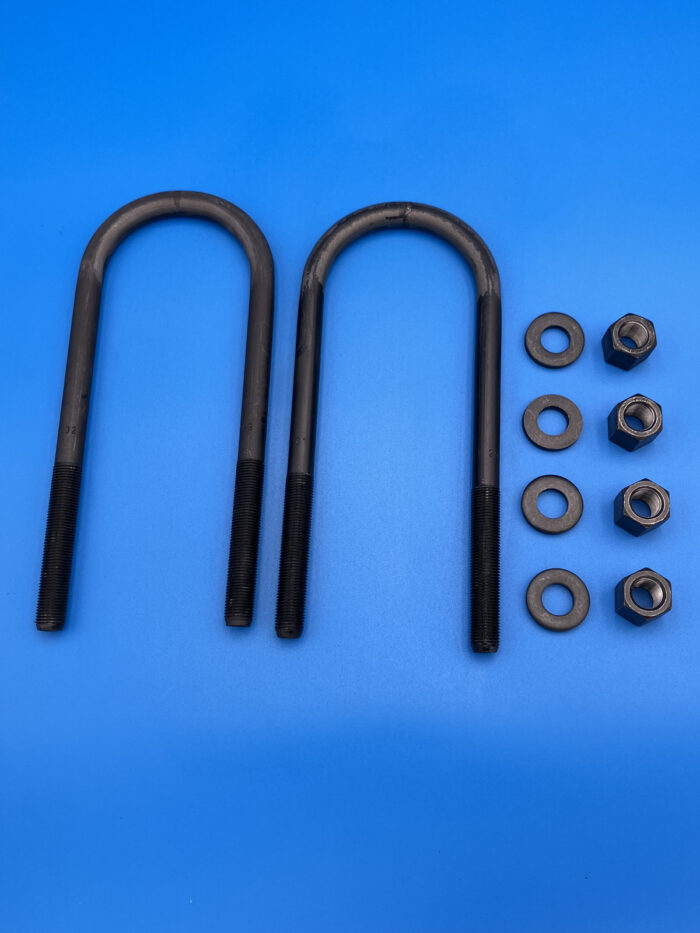 U-BOLT, KIT: 9/16" x 8_1/2" TALL x 3" ROUND